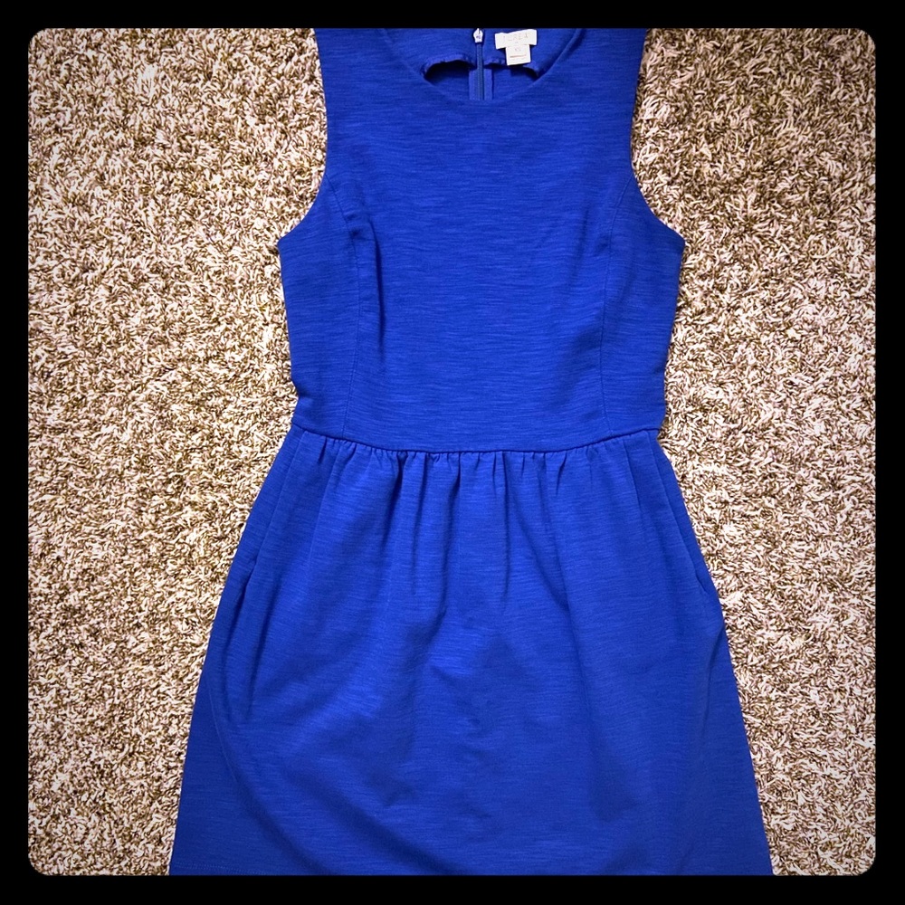 J. Crew Royal Blue Dress Size XS